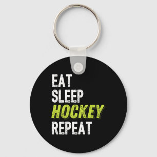 Hockey for Boys Ice Hockey Player Gift Keychain