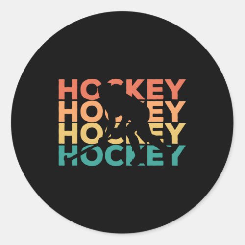 Hockey For Hockey Players Classic Round Sticker