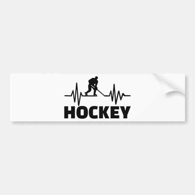 Hockey frequency bumper sticker (Front)