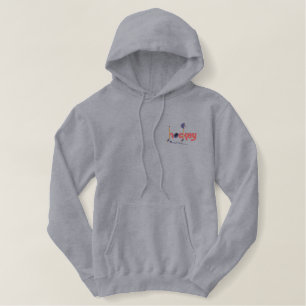 Hockey Fun Embroidered Hoodie