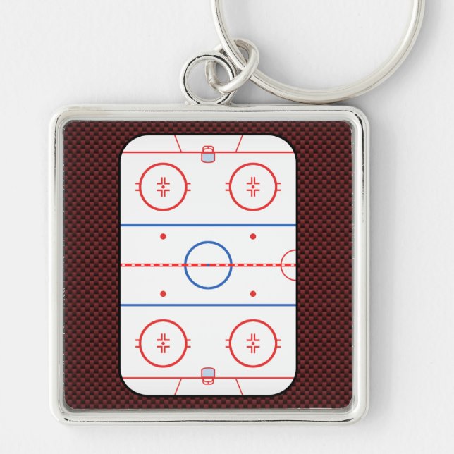 Hockey Game Companion Autograph Ready Keychain (Front)