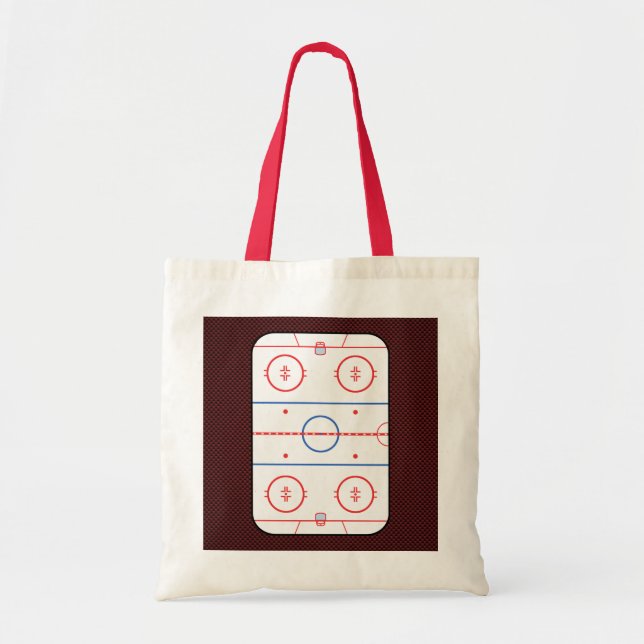 Hockey Game Companion Autograph Ready Tote Bag (Front)