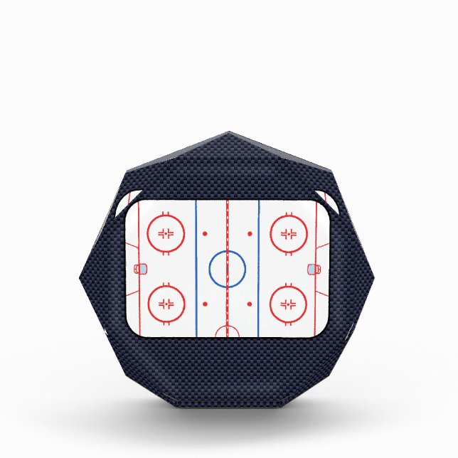 Hockey Game Companion Carbon Fiber Style Award (Front)