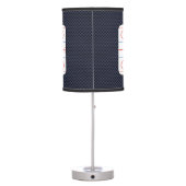 Hockey Game Companion Carbon Fiber Style Table Lamp (Back)