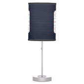 Hockey Game Companion Carbon Fiber Style Table Lamp (Front)