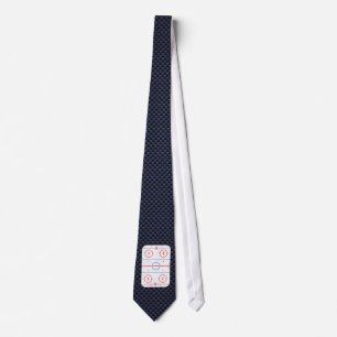 Hockey Game Companion Carbon Fiber Style Tie