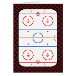 Hockey Game Companion Rink Diagram Cards