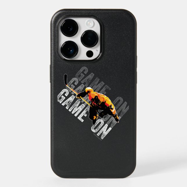 (Hockey) Game On OtterBox iPhone Case (Back)