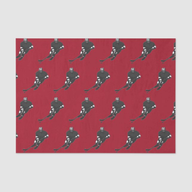 Hockey Gift Tissue Paper (Front)