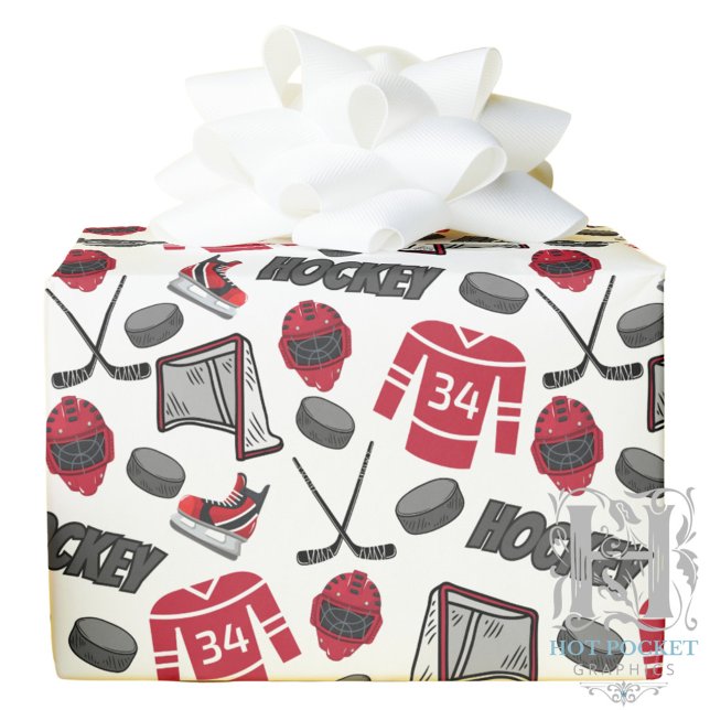 Hockey Gift Wrapping Paper (Creator Uploaded)