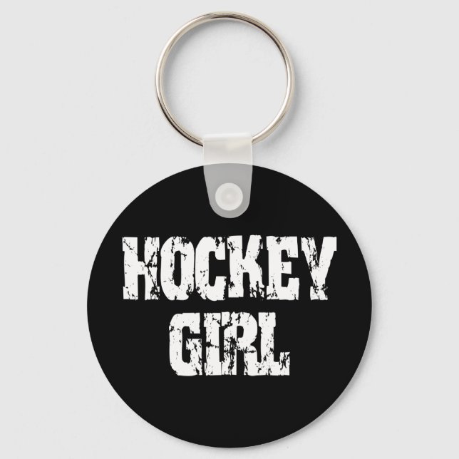 Hockey Girl Hockey Girls Keychain (Front)