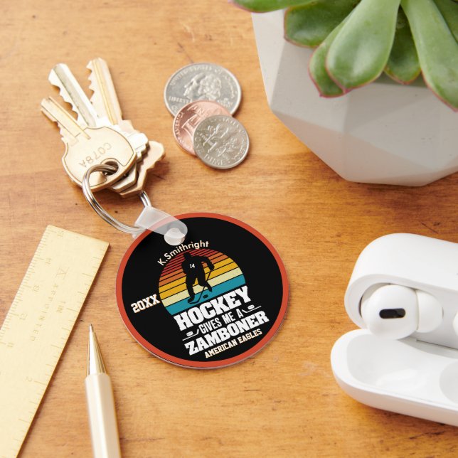Hockey Gives Me A Zamboner Keychain (Desk)