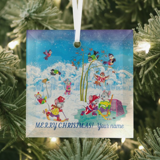 hockey   glass ornament (Insitu)