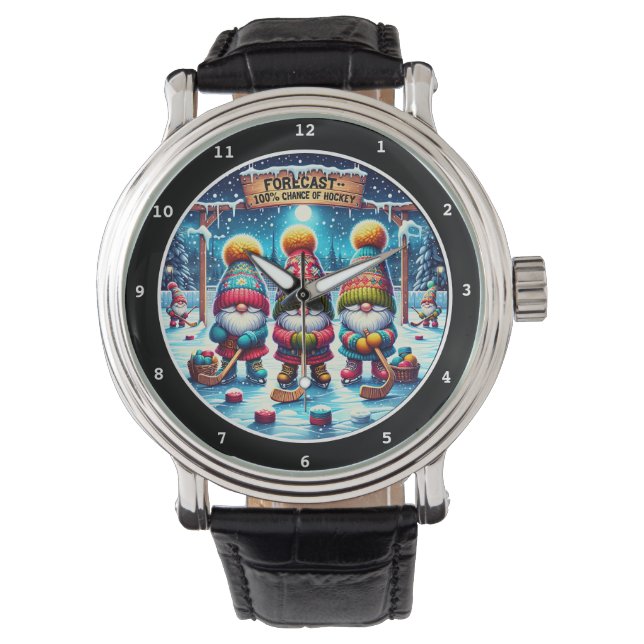 Hockey Gnomes 100% Chance Watch (Front)