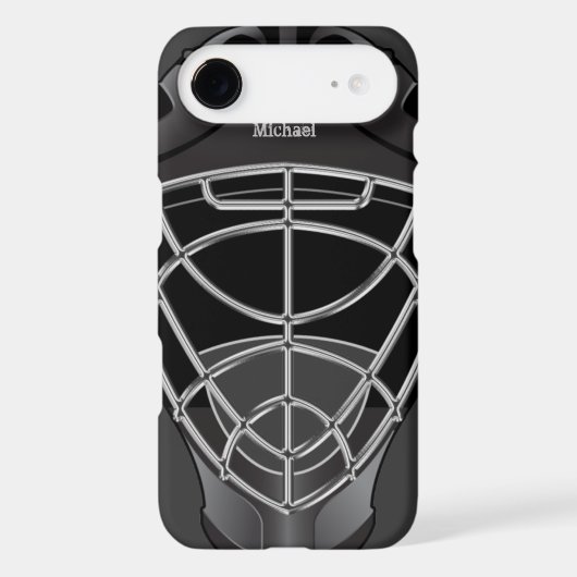 Hockey Goalie Helmet Case-Mate iPhone Case (Back)