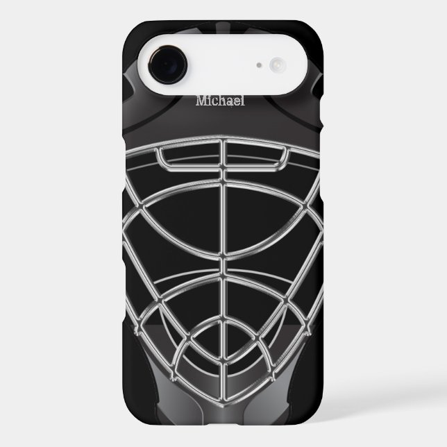 Hockey Goalie Helmet Case-Mate iPhone Case (Back)