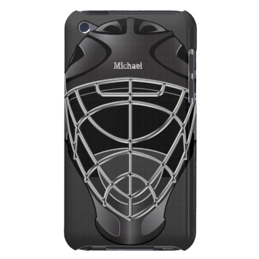 Hockey Goalie Helmet iPod Case-Mate Case (Back)