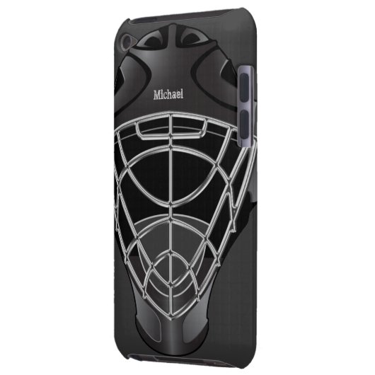 Hockey Goalie Helmet iPod Case-Mate Case (Back Left)