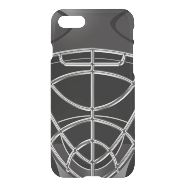 Hockey Goalie Helmet Uncommon iPhone Case (Back)