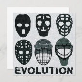 Hockey Goalie Mask Evolution (Front/Back)