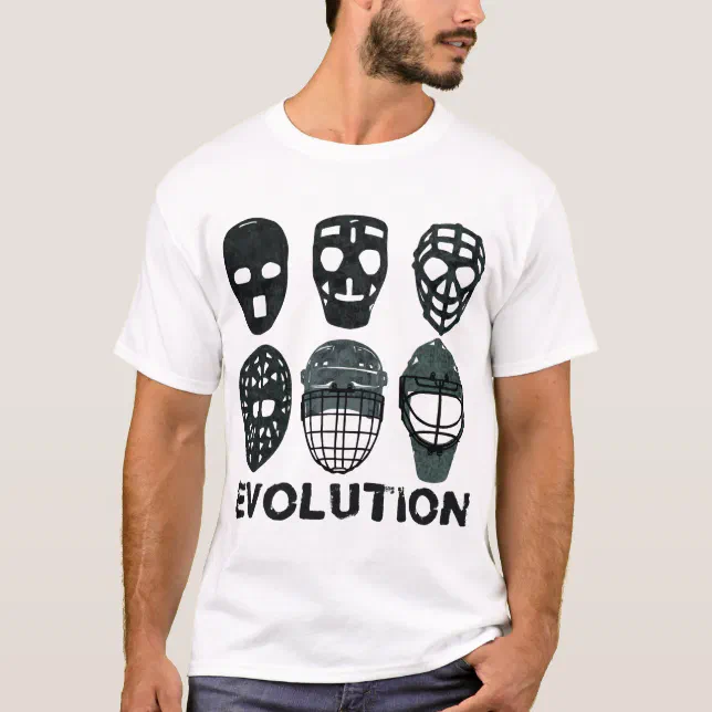 Hockey Goalie Mask Evolution TShirt Zazzle