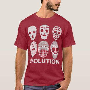 Evolution of Man Hockey Goalie T-shirt for Men 