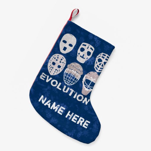 Hockey Goalie Masks Evolution Christmas Stocking Zazzle