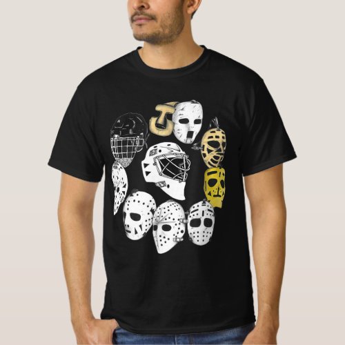 Hockey Goalie Masks Vintage Heritage Evolution  T_Shirt