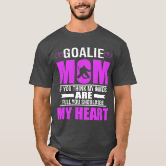 Hockey Goalie Mom Best Mothers Gift retro T-Shirt