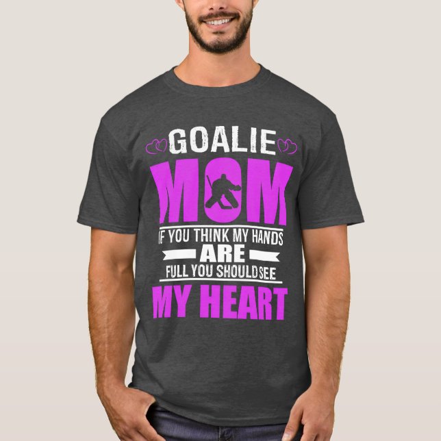 Hockey Goalie Mom Best Mothers Gift retro T-Shirt (Front)