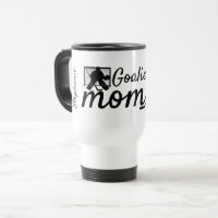 Hockey goalie mom travel mug nothing scares me