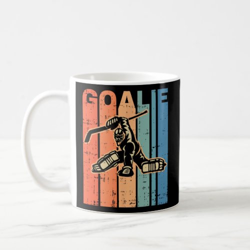 Hockey Goalie Player Retro Vintage Sports Lover Gi Coffee Mug