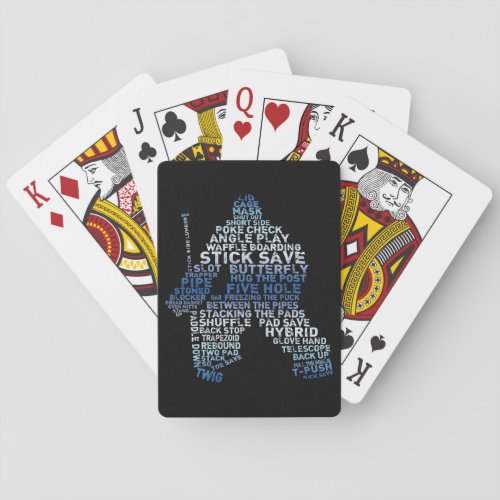 Hockey Goalie Playing Cards