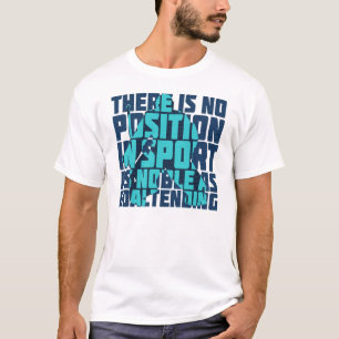 Hockey Goalie Quote, With Name & Number T-Shirt