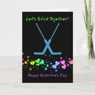 Customized Goalie Hockey Valentine Cards