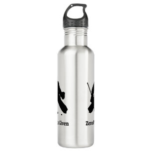 Hockey Goalie Zero Pucks Given Stainless Steel Water Bottle