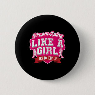 Hockey Goalkeeper Goalie Sport Field Hockey Player Button