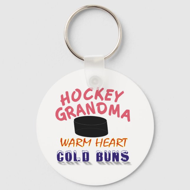 HOCKEY GRANDMA KEYCHAIN (Front)