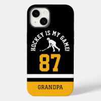 Hockey Grandpa Jersey Number Design