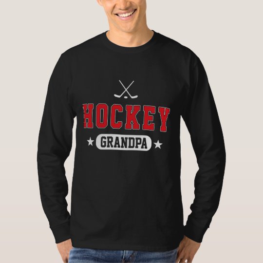 Hockey Grandpa T-Shirt | Zazzle.com