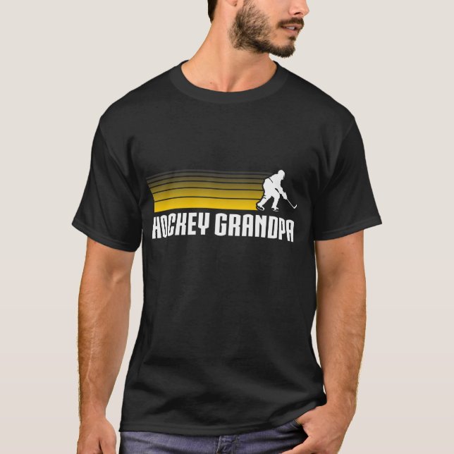 Hockey Grandpa T-Shirt (Front)