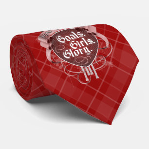 Hockey Hat Trick: Goals, Girls & Glory Neck Tie