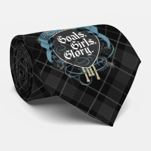 Hockey Hat Trick: Goals, Girls & Glory Neck Tie