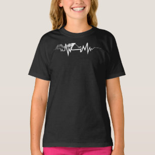 Hockey Heartbeat Cool  for Hockey Players T-Shirt