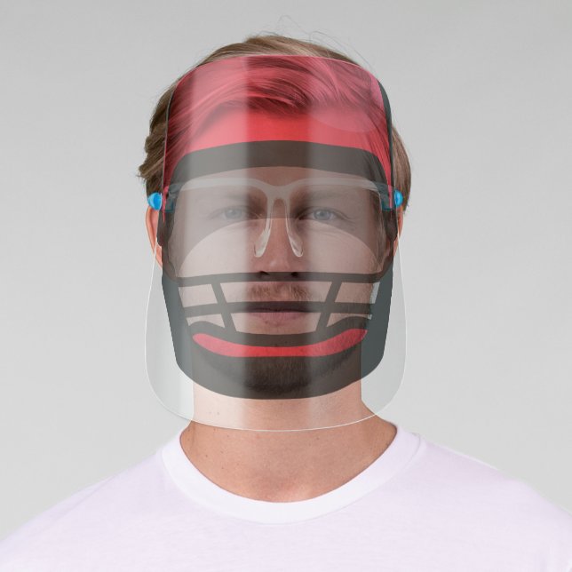 Hockey Helmet Face Shield (Insitu)
