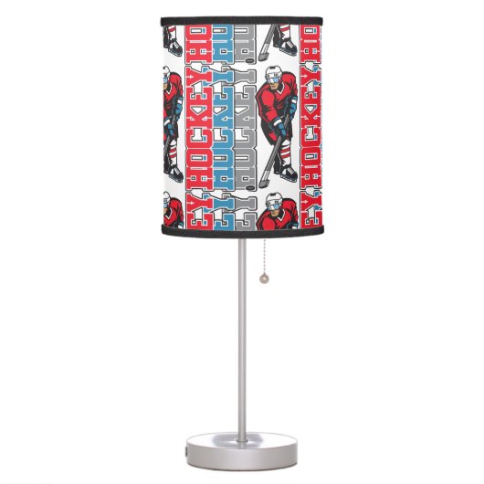 Hockey, Hockey, Hockey Table Lamp (Left)