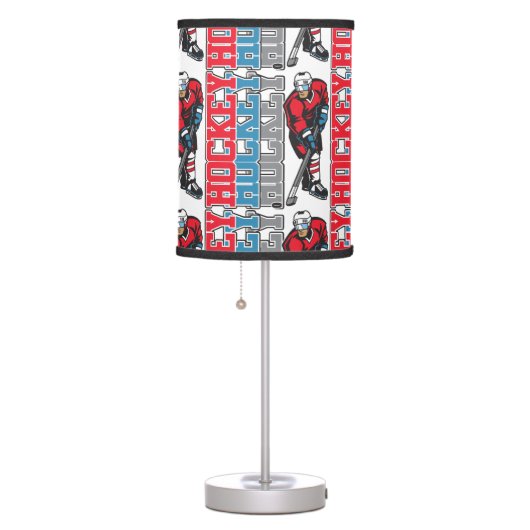 Hockey, Hockey, Hockey Table Lamp (Right)