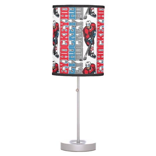 Hockey, Hockey, Hockey Table Lamp (Front)