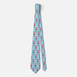 Hockey Holiday Neck Tie