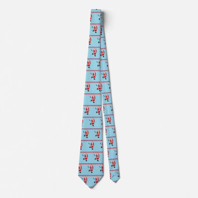 Hockey Holiday Neck Tie (Front)